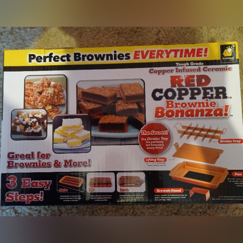 Red copper brownie bonanza
